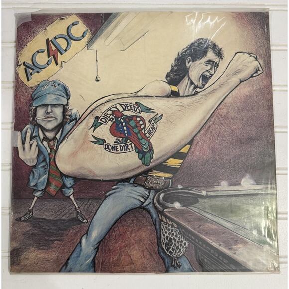AC/DC Dirty Deeds Vinyl LP Record 1976 Blue Roo 1st Press Albert Productions - Picture 1 of 2